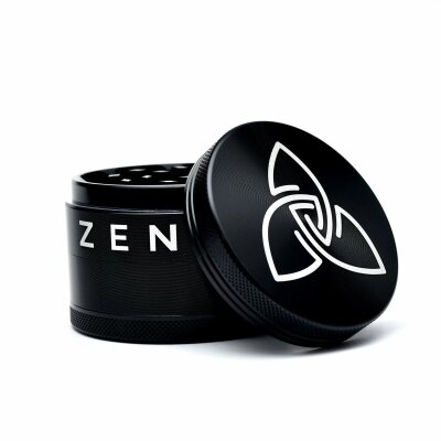 HIZEN Alu Grinder Kräutermühle 63mm Schwarz...