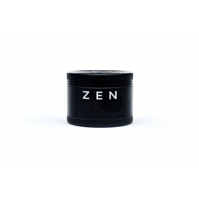 HIZEN Alu Grinder Kräutermühle 63mm Schwarz Aluminium Premium