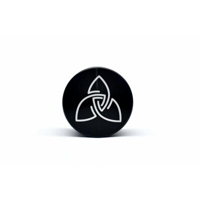 HIZEN Alu Grinder Kräutermühle 63mm Schwarz Aluminium Premium