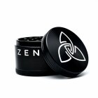 HIZEN Alu Grinder Kräutermühle 63mm Schwarz Aluminium Premium