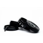 HIZEN Alu Grinder Kräutermühle 63mm Schwarz Aluminium Premium