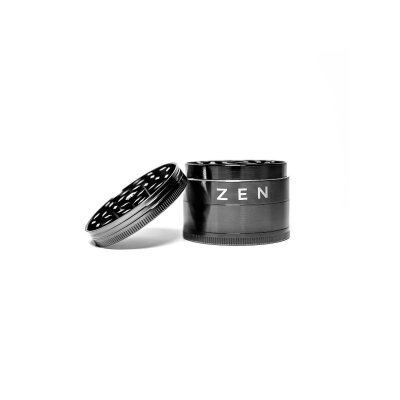 HIZEN Grinder Gun Metal 49mm Basic Kräuter Zerkleinerer, stylisch