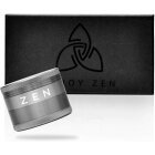 HIZEN Alu Grinder Gun Metal 63mm Premium Kräuter Mühle robust