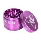 HIZEN Alu Grinder Kräutermühle 63mm Purple Violett Premium