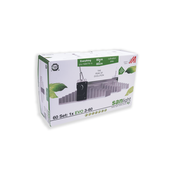 EVO Grow Set 60x60cm 190W LED & Zubehör für Indoor Growing