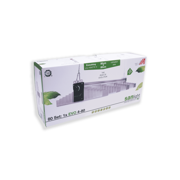 EVO Grow Set 80x80cm 250W Indoor Grow LED Komplettset Pflanzenzucht