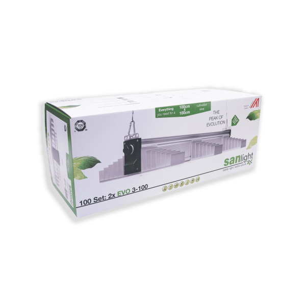 EVO Grow Set 100x100cm 380W LED Indoor Growing Komplett Pflanzenzucht