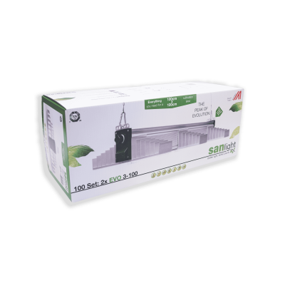EVO Grow Set 100x100cm 380W LED Indoor Growing Komplett...
