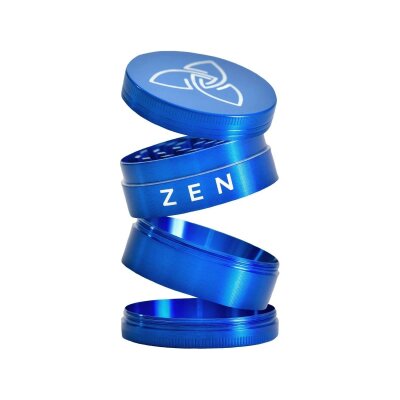 HIZEN Basic Kräuter Grinder 49mm Blau – Für intensive Aromen