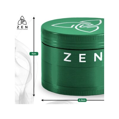 HIZEN Basic Grinder 49mm Grün – Kräutermühle für trockene Kräuter