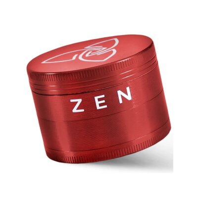 HIZEN Basic Kräuter Grinder 49mm Rot – Zerkleinerer für Kräuterduft