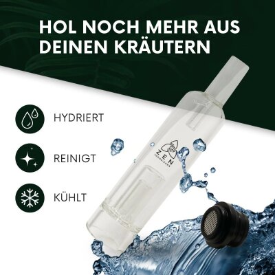 HIZEN Stilus Bubbler Mundstück – Wasserfilter für Dampfglättung