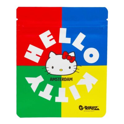 Hello Kitty Retro Classic 100x125mm Foodsafe Smellproof Pouch