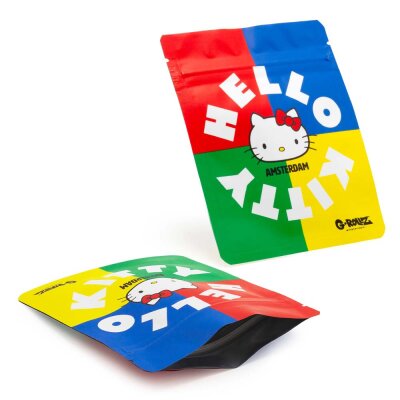 Hello Kitty Retro Classic 100x125mm Foodsafe Smellproof Pouch
