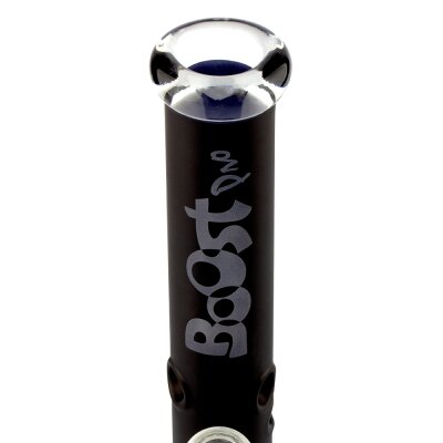 Boost Pro Glasbong Schwarz 35cm Ø50mm SG29.2mm Gerade Bong