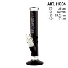 Boost Pro Glasbong Schwarz 35cm Ø50mm SG29.2mm Gerade Bong