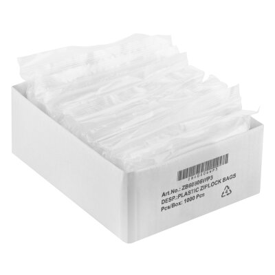 Zipper Bags 60x80mm mit 3 Fächern & Label