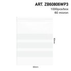 Zipper Bags 60x80mm mit 3 Fächern & Label