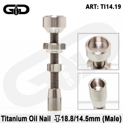 Grace Glass Oil Nail Titan 18.8/14.5mm – Für ätherischen Öl Genuss
