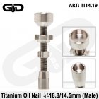 Grace Glass Titanium Oil Nail- SG:18.8mm/14.5mm (male) -