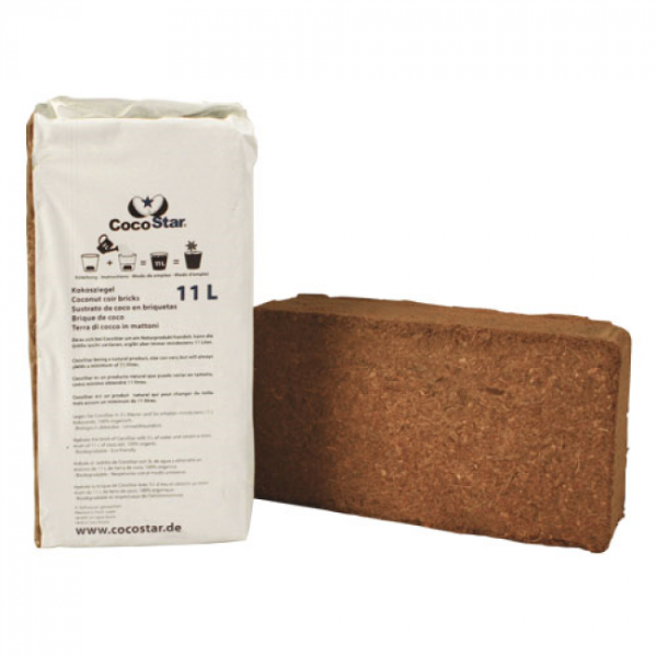 Cocostar 11L Kokosziegel Substrat für Growing & Anzucht