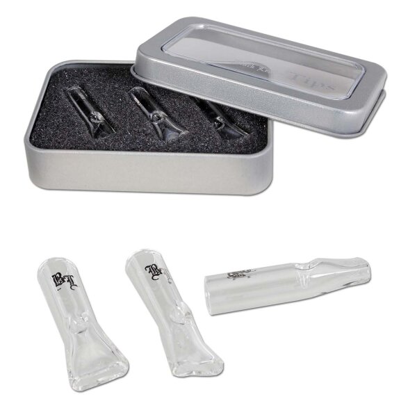 Glastips 37mm 3er Set zum Eindrehen Kräuter-Aromen