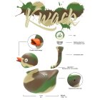 PieceMaker Kwack Silikonbong Stecksystem Kräuter & Aromen Kamo-Design