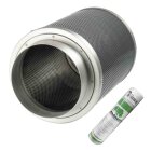 Rhino Hobby Aktivkohlefilter 200mm 800m³/h – Geruchsfilter für große Growräume