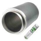 Rhino Hobby Aktivkohlefilter 250mm 1100m³/h – Großanlagen-Geruchsfilter Grow